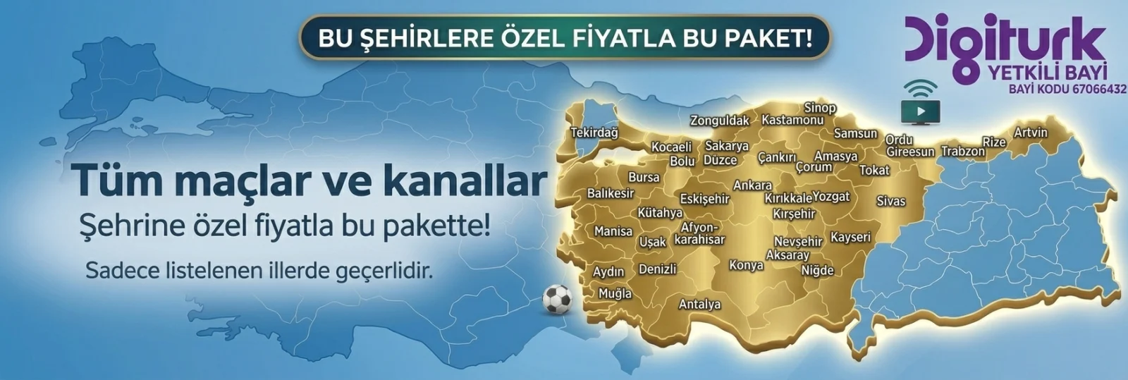 İllere Özel Full Paket (Tüm Maçlar) Kutulu